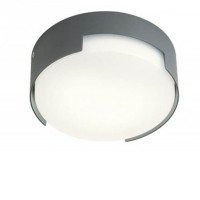 RIKSHAVN, LED 12W, IP54 Stropní venkovní svítidlo kruhové, těleso kov, povrch tmavě šedá/tmavě hnědá, difuzor plast opál, LED 12W/1161lm, 16W/1711lm, teplá 3000K, 230V, IP54, Ra80, tř.1. rozměry dle typu.