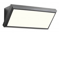 ALLINGE, LED 12W, 21W, IP65 Nástěnné venkovní svítidlo, těleso plast, povrch černá antracit, difuzor plast opál, LED 12W/1290lm, 21W/2205lm, teplá 3000K, 230V, IP65, Ra80, tř.1. rozměry dle typu.