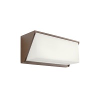 TRA, LED 17W, IP54 Nástěnné venkovní svítidlo, těleso hliník, povrch bílá, hnědá nebo šedočerná, difuzor plast opál, LED 17W, 1513/870lm, teplá 3000K, Ra80, 230V, IP54, rozměry 250x110x95mm