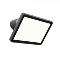 REFU 30W, 50W, IP65 Nástěnné venkovní svítidlo, reflektor, nastavitelný směr svícení,  těleso hliník, povrch šedočerná, difuzor plast opál, LED 30W, 50W, teplá 3000K, Ra80, 230V, IP65, rozměry dle typu