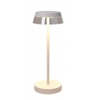 AMANITA 2,5W, IP65, CCT, 3,7V Stolní venkovní lampa, hliník, povrch bílá/rezivá/zelená mat/modrá mat/červená mat/černá, LED 2,5W, nastav. teplota CCT teplá 2700K-3000K, dotyk. stmív, napájení USB 3,7V baterie 3000mAh, svítí až 7h, IP65, d=120mm, h=320mm