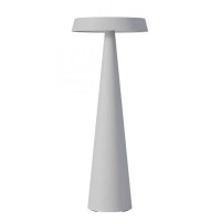 BATARA 2,5W, IP65, CCT Stolní venkovní lampa, hliník, bílá/šedobéžová/zelená mat/modrá mat/červená mat/černá mat,ED 2,5W, nastav. teplota CCT teplá 2700K-3000K, dotyk. stmív, napájení USB, 3,7V baterie 4400mAh, svítí až 10h, IP65, d=120mm, h=300mm