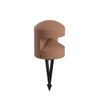 OXYTO 8W/15W 180° 24V Sloupkové svítidlo, těleso beton, barva slonová kost/tm.šedá/hliněná, dif sklo opál, LED 8W/15W, teplá 2700K/3000K, vyzař. úhel 180°, Ra90, 24V, IP65, tř.3, rozměry dle typu, vč. bodce do záhonu.