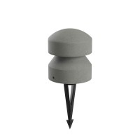 OXYTO 9W/15W 360° 24V Sloupkové svítidlo, těleso beton, barva slonová kost/tm.šedá/hliněná, dif sklo opál, LED 9W/15W, teplá 2700K/3000K, vyzař. úhel 360°, Ra90, 24V, IP65, tř.3, rozměry dle typu, vč. bodce do záhonu.