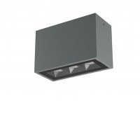 ROSI PL 9W/15W IP65 Stropní přisazené venkovní svítidlo, těleso hliník, povrch bílá mat/tm. šedá/hnědá, krycí sklo čiré, LED 9W/15W, teplá 2700K/3000K, stmív. DALI dle typu, vyzař. úhel 38°, Ra80, 230V, IP65, tř.1, rozměry dle typu.