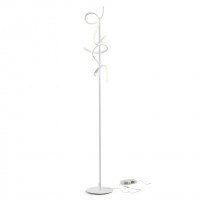 LORD S I Stojací lampa, těleso hliník/kov, povrch bílá, difuzor plast opál, LED 24W, 2184/1560lm, teplá 3000K, Ra80, stmív., 230V, IP20, rozměry 590x160mm, h=1500mm