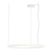 GOUD HL 40W/50W/60W/80W/100W CCT TRIAC Závěsné svítidlo, základna kov, povrch bílá, dif plast opál, LED 40W/50W/60W/80W/100W, přepín CCT teplota teplá 2700K/3000K/neutr. 4000K, stmív. TRIAC, Ra90, 230V, IP20, tř.1, rozměry dle typu.