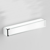 MASHIKO 300 LED Stropní svítidlo těleso kov, povrch chrom lesk, difuzor sklo opál mat, LED 7,2W, teplá 3000K, 230V, do koupelny IP44, rozměry 360x80x80mm