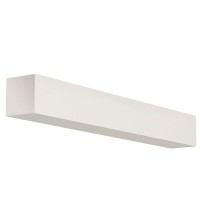  Nástěnné bodové svítidlo, základna kov, těleso sádra, povrch bílá, pro žárovku 60W/E14, 230V, IP20, zař.tř.1, rozměry dle typu, svítí nahoru