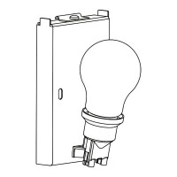 VABI ZÁKLADNA 3 Základna nástěnného svítidla, těleso kov, povrch bílá, pro žárovku 1x60W E27, 230V, IP20, POUZE základna stínítko SAMOSTATNĚ