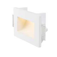 PILO Vestavné bezrámečkové svítidlo, těleso sádra, povrch bílá, LED 24x0,5W, teplá bílá 3000K, 500mA, IP20, tř.1, rozměry 90x200mm, svítí dolů