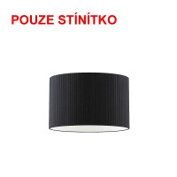 DIONE 2 Stínítko svítidla, materiál textil plissé, povrch černá nebo růžová, pro žárovku max 23W, rozměry dle typu