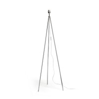 CIA TRIPOD TROJNOŽKA 1X42W E27 Stojací lampa, základna, materiál hliník, povrch chrom lesk, pro žárovku 1x42W, E27 A60, 230V, IP20, tř.1, rozměry d=550mm, h=1350mm, s vypínačem, stínítko SAMOSTATNĚ