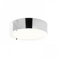 DORMA LED 6W, 18W, 24W kruhové Stropní svítidlo, těleso hliník, povrch bílá nebo nikl matný, difuzor plast opál, LED 6W, 18W 24W, teplá 3000K, 230V, IP20, tř.1, rozměry dle typu