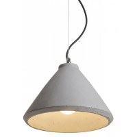 NEMROMO PENDANT 1X28W E27 Závěsné svítidlo, základna kov černá lak, stínítko beton šedá, pro žárovku 1x28W, E27, 230V, IP20, tř.1. rozměry stínítko d=270mm h=180mm, včetně závěsu l=1485mm, lze zkrátit