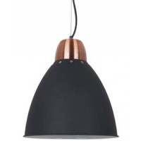 DIMEVTA PENDANT 1X42W E27 Závěsné svítidlo, základna kov lak černá mat, stínítko kov lak černá mat a měď růžová lesk, pro žárovku 1x42W, E27, 230V, IP20, tř.1. rozměry d=300mm h=305mm, včetně závěsu l=1580mm, lze zkrátit