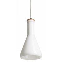 NETIVA PENDANT 1X28W E14 Závěsné svítidlo, základna kov lak bílá s detaily chrom lesk, těleso dřevo, difuzor sklo opál, pro žárovku 1x28W, E14, 230V, IP20, tř.1. rozměry d=125mm h=220mm, včetně závěsu l=1430mm, lze zkrátit