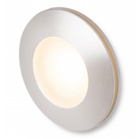 AMIDA IN2 LED 1X3W Vestavné venkovní svítidlo do stěny, těleso kov, povrch lak šedostříbrná mat, difuzor plast mat, LED 1x3W, teplá 3000K, 270lm, Ra80, 230V, IP54, tř.2. rozměry d=58mm h=10mm