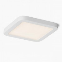 GREHAM IN SQUARE LED 1X6W Stropní vestavné svítidlo čtvercové, základna kov, povrch dle typu, difuzor plast opál, LED 1x6W, teplá 3000K, 540lm, Ra80, 230V, IP20, tř.2. rozměry 90x90x9mm