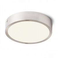 GREHAM LED 1X18W Stropní přisazené svítidlo, základna kov, povrch dle typu, difuzor plast opál, LED 1x18W, teplá 3000K, 1620lm, Ra80, 230V, IP20, tř.2. rozměry d=178mm h=35mm