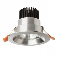 ORSONTA LED 5W Vestavné, stropní, bodové svítidlo, výklopné +-15°, těleso hliník, povrch bílá/černá/chrom lesk/chrom černý, LED 5W, 400lm, teplá 3000K, 230V, IP20, tř.1, rozměry d=100mm, h=73mm