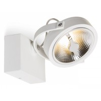 NAMUKA LED 1X12W Stropní svítidlo, bodové, nastavitelný směr svícení, těleso kov, povrch lak bílá/černá, krycí sklo čiré, LED 1x12W, teplá 3000K, 600lm, Ra80, stmív TRIAC, 230V, IP20, tř.1. rozměry 135x119x190mm