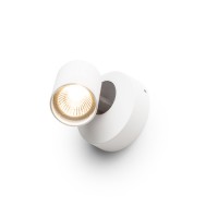 OPERA 1 Stropní, bodové svítidlo, nastavitelný směr svícení, těleso hliník, povrch bílá, detaily černé, pro žárovku 1x35W, GU10, ES50, 230V, IP20, tř.1, d=58mm, h=125mm
