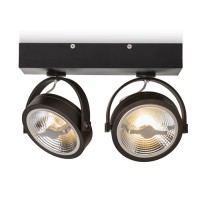 CALLU LED 2X12W Stropní, bodové, svítidlo, nastavitelný směr svícení, těleso hliník, povrch bílá, nebo černá, LED 2x12W, teplá 3000K, vyzař. úhel 24°, 600lm, 230V, IP20, rozměry 82x40x260mm