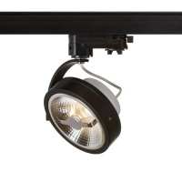 CALLU LED 1X12W TRACK Bodové, svítidlo, nastavitelný směr svícení, těleso hliník, povrch bílá, nebo černá, LED 12W, teplá 3000K, vyzař. úhel 24°, 600lm, 230V, IP20, rozměry d=120mm, h=170mm, pro instalaci do 3F lišty NORDIC ALUMINIUM, EUTRAC