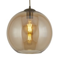 KURENTA PENDANT 1X10W E27 Závěsné svítidlo, základna kov, těleso kov, difuzor sklo, pro žárovku 1x10W, E27, 230V, IP20, tř.1. rozměry dle provedení