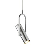 VISIA PENDANT 1X10W GU10 Závěsné svítidlo, nastavitelný směr svícení, základna kov, těleso kov, pro žárovku 1x10W, GU10, 230V, IP20, tř.1. rozměry d=110mm h=330mm, včetně závěsu l=1200mm, lze zkrátit