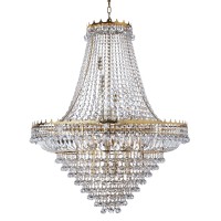 ONOSETA PENDANT 19X7W E14 Závěsné svítidlo, základna kov, těleso kov, křišťálové ověsy, pro žárovku 13x7W, E14, 230V, IP20, tř.1. rozměry těleso d=1020mm h=1270mm, včetně závěsu l=3490mm, lze zkrátit