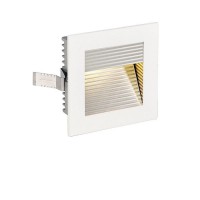 MÁLAGA LED 3,1W Vestavné svítidlo do stěny, těleso hliník, povrch bílá/šedá, LED 3,1W, 100lm, teplá 2700K, 230V, IP20, rozměry 90x90mm, svítí dolů