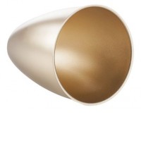 CROTONES REFLEKTOR 28° zlatá/STŘÍBRNÁ/ČERNÁ/BÍLÁ Reflektor pro svítidlo, vyzařovací úhel 28°, materiál hliník, povrch bílá, černá, stříbrná, zlatá mat, rozměry d=80mm, h=105mm.