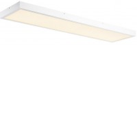 BADALONA LED 45W Stropní přisazené svítidlo, těleso hliník, povrch bílá/šedá, difuzor plast, LED 45W/3150lm, 45W/3400lm, teplá 3000K/neutrální 4000K, stmívatelné Triac C/DALI, 230V, IP20, tř.1, rozměry 1195x295x50mm.