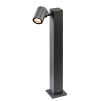VALLES LED 8W Sloupkové venkovní svítidlo, nastavitelný směr svícení, těleso hliník, povrch antracitová, difuzor sklo, LED 8W, 450lm, teplá 3000K, 230V, IP55, stmív. Triac, rozměry 500x90mm, hlavice d=55mm.
