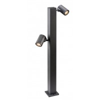 VALLES LED 16W Sloupkové venkovní svítidlo, nastavitelný směr svícení, těleso hliník, povrch antracitová, difuzor sklo, LED 16W, 900lm, teplá 3000K, 230V, IP55, stmív. Triac, rozměry 750x90mm, hlavice d=55mm.