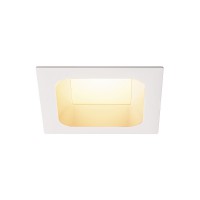 SMEJC LED 1x20W Stropní vestavné svítidlo, základna hliník, povrch bílá difuzor plast opál, LED 1x20W, teplá 3000K, stmívatelné TRIAC, 230V, rozměry 135x75x135mm, trafo na kabelu