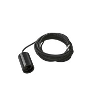ERANTES PENDANT 1X60W E27 Závěsný kabel s objímkou, krytka hliník hliník, povrch černá, bílá, kartáčovaný hliník, zelená, červená, pro žárovku 1X60W, E27, 230V, tř.2, rozměry d=44mm h=91mm, vč. závěsného kabelu s textilním úpletem 5000mm