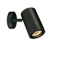 AESTUS 1X50W Stropní stropní nebo nástěnné bodové svítidlo, nastavitelný směr svícení těleso hliník, kov černá,bílá, mosaz, šedostříbrná, pro žárovku 1X50W, GU10, 230V, rozměry 67X125X135mm