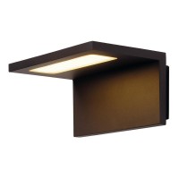 GINGER LED 6W ANTRACIT/BÍLÁ Nástěnné venkovní svítidlo, těleso hliník, difuzor plast, povrch antracit/bílá, LED 7,6W, 500lm, teplá 3000K, Ra80, 230V, IP44, tř.1, rozměry 170x86x130mm.