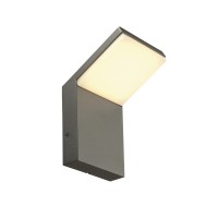 MALIGEN LED IP44 3000K 500LM 230V Nástěnné venkovní svítidlo, těleso hliník antracitová, rezavá, difuzor opál, LED, teplá 3000K, 500lm, 230V, IP44, rozměry 165X100X110mm, svítí dolů