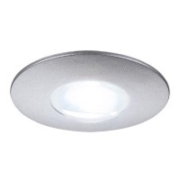 FLATLED 1W Vestavné svítidlo kruhové, hvězdné nebe, těleso hliník, difuzor plast, 1xLED 1W, teplá 3000K/90lm, neutrální 4000K/100lm, 350mA, vyzař úhel 45°, IP20, d=30mm, h=28mm, mont otvor=25mm, mělká zápustná hloubka=15mm