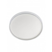 POLICAN, LED 18W, 24W, IP44 Stropní přisazené svítidlo, těleso kov, povrch bílá a chrom, difuzor plast opál, LED 18W/1690lm, 24W/2250lm, neutrální 4000K, 230V, Ra80, do koupelny IP44, tř.1, rozměry dle typu.