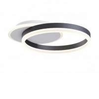 FESTU PL/WL 28W CCT Nástěnné nebo stropní svítidlo, těleso kov, povrch bílá a černá/zlatá mat, dif plast opál, LED 28W, 3388lm-3955lm, přepín CCT teplá 3000K-denní 6000K, Ra90, 230V, IP20, tř.2, rozměry 360x74x300mm.
