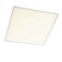 SYLVICO SQ 24W Stropní svítidlo, těleso plast bílá mat/černá mat, dif plast opál, LED 24W, teplá 3000K/neutrální 4000K, 2200lm, 230V, IP54, tř.2, rozměry 420x420x28mm, svítí nahoru/dolů.