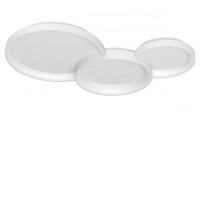 COMPRES II 72W, CCT Stropní svítidlo, těleso kov, povrch bílá mat/zlatá mat/černá mat, dif plast opál, LED 72W, CCT nastav teplota teplá 3000K-denní 6000K, 5898lm, stmív. STEP vypínačem, 230V, IP20, tř.2, rozměry 1050x100mm.