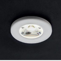 LERO ROUND LED 1X1W Vestavné stropní bodové svítidlo, těleso hliník, povrch broušený/bílá mat, difuzor polykarbonát, LED 1x1W, 67lm, neutrální 4000K, 230V, IP20, tř.1, rozměry 31x21x26mm