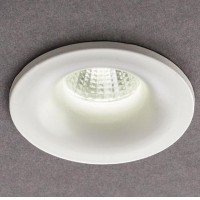 SALI ROUND LED 1X3W Vestavné stropní bodové svítidlo, těleso hliník, povrch bílá mat, difuzor polykarbonát, LED 1x3W, 162lm, neutrální 4000K, 230V, IP20, tř.1, rozměry 48x36x42mm