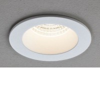 PUKE Vestavné stropní bodové svítidlo, těleso hliník, povrch bílá mat/černá mat/zlatá mat, LED 9W/967lm/teplá 3000K, 9W/1018lm/neutrální 4000K, 230V, IP20, tř.2, rozměry d=90mm, h=65mm.